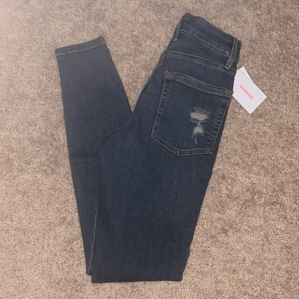 Good American good legs skinny jeans